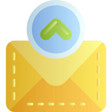 e-posta simgesi düz biçimli