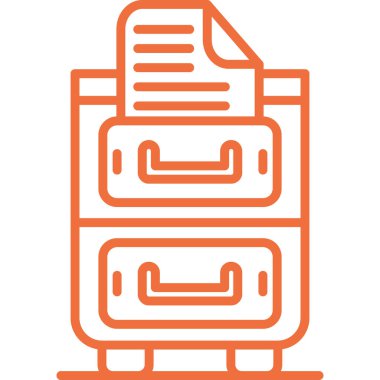 Yazıcı. Web simgesi basit illüstrasyon