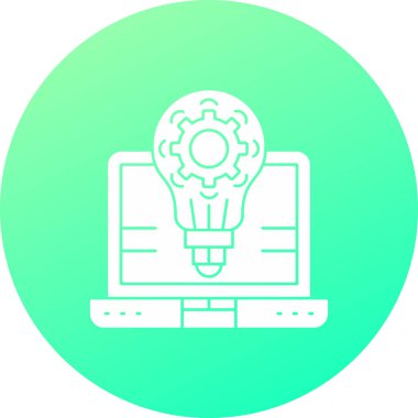 Vektör illüstrasyonu, fikir modern simgesi