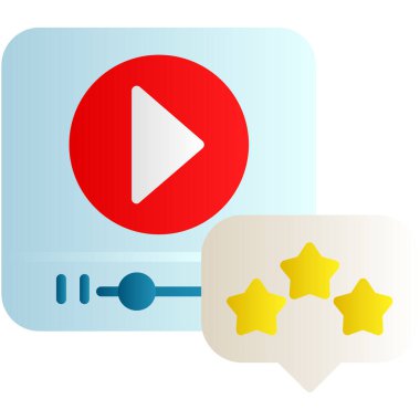 Bir yıldız simgesinin vektör illüstrasyonu