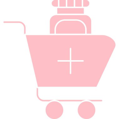 Alışveriş arabası. Basit tasarım