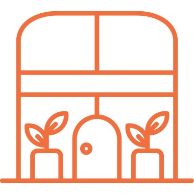 Sera. Web simgesi basit illüstrasyon