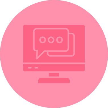 Seo simgesinin vektör illüstrasyonu