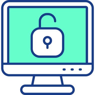 Bilgisayar. Web simgesi basit illüstrasyon