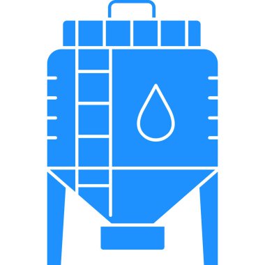Su torbası ikonu. Tasarım tasarımı. vektör illüstrasyonu.