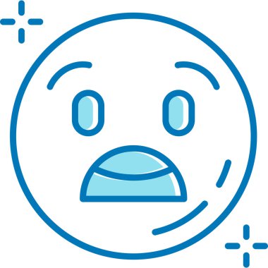 emoji simgesi vektör illüstrasyonu