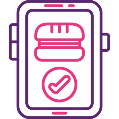 Cep telefonu. Basit resimleme