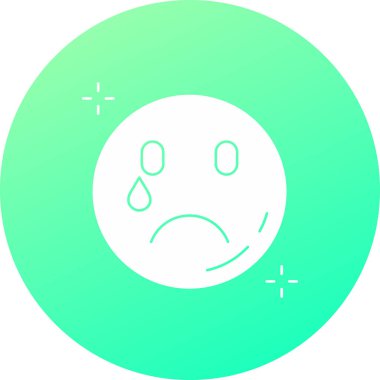 Moda Biçimli Emoji Simgesi İzole Arkaplan