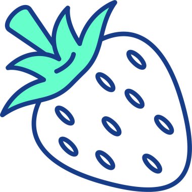 Karpuz meyvesi doldurulmuş sağlıklı simge - dış hatlar biçiminde