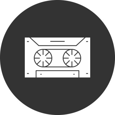 ses oynatıcı simgesi. Web tasarımı için dj vektör simgelerinin basit çizimi