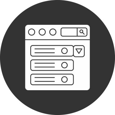 tarayıcı web sayfası vektör çizim