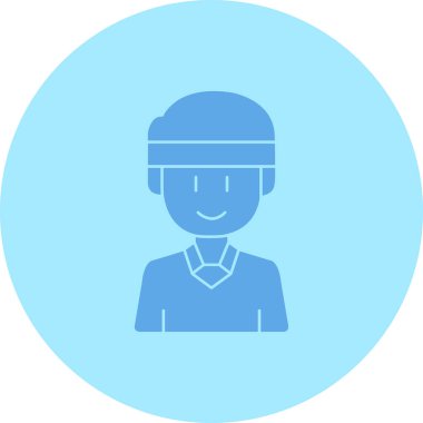 avatar. Web simgesi basit illüstrasyon