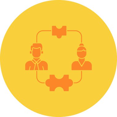 ağ bağlantısı simgesi, vektör illüstrasyonu