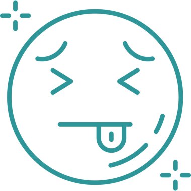 emoji yüz simgesi simgesi - özet biçimi