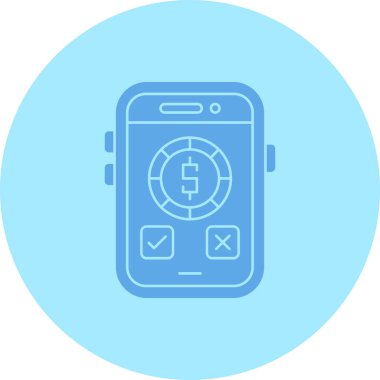 Modern simgenin vektör illüstrasyonu