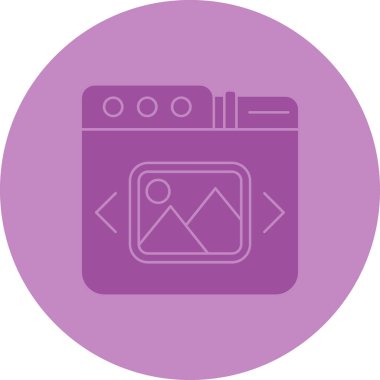 Modern b 'nin vektör illüstrasyonu eksik simgesi