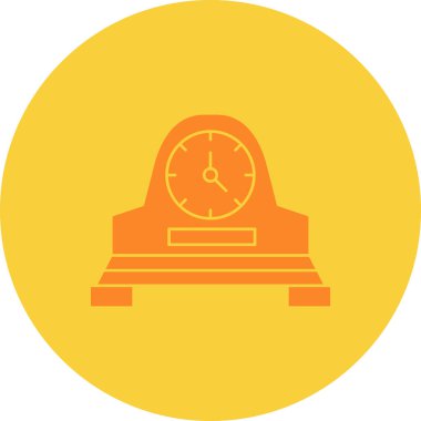 Saat simgesinin vektör illüstrasyonu