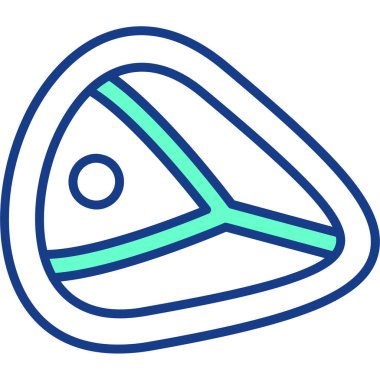 Pusula. Web simgesi basit illüstrasyon