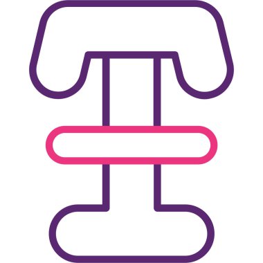 Modern bir simgenin vektör illüstrasyonu