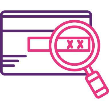 Beyaz arkaplan üzerinde kontrol listesi simgesi olan büyüteç, vektör illüstrasyonu