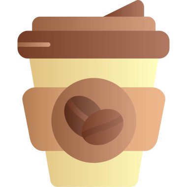 coffee cup icon. flat illustration of coffee cup vector icon isolated on white background