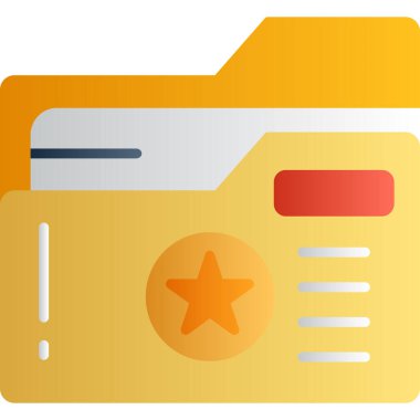 belge dosya simgesi vektör illüstrasyonu