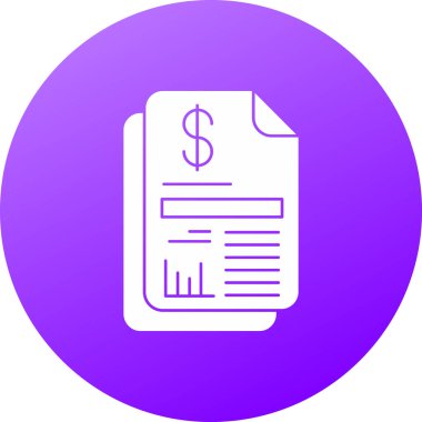 Belge simgesinin vektör illüstrasyonu