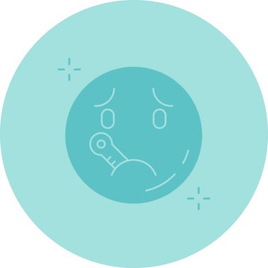 emoji simgesinin vektör illüstrasyonu