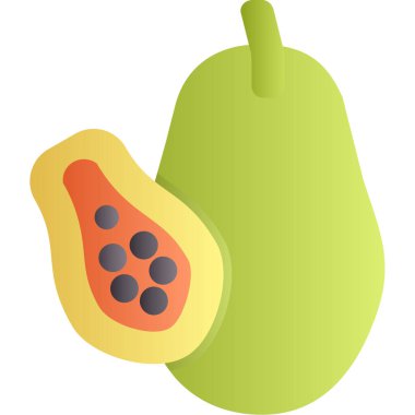 taze avokado meyve simgesi