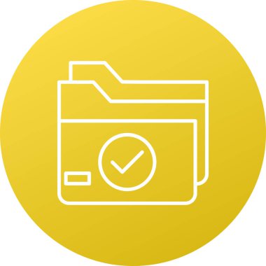 dosya dizini simgesi, vektör illüstrasyonu