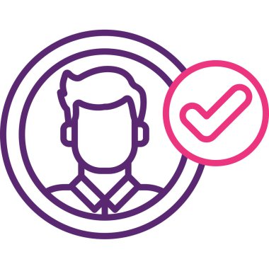 İş ve finans simgesinin vektör illüstrasyonu