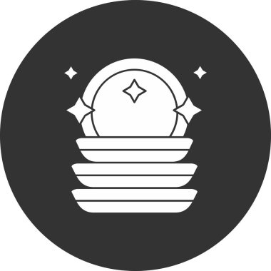 Bir uydunun vektör simgesi