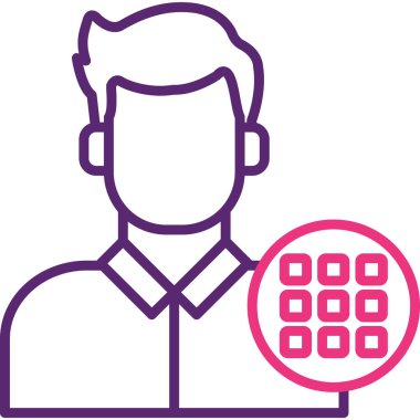 seo modern simgesinin vektör illüstrasyonu