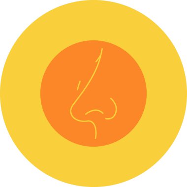 Yüz. Web simgesi basit illüstrasyon