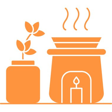 Bir evin vektör illüstrasyonu