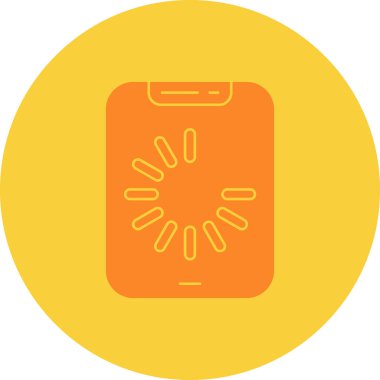 - Telefon. Web simgesi basit illüstrasyon