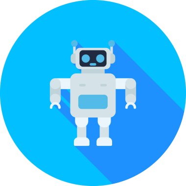 Düz biçimli robot simgesi