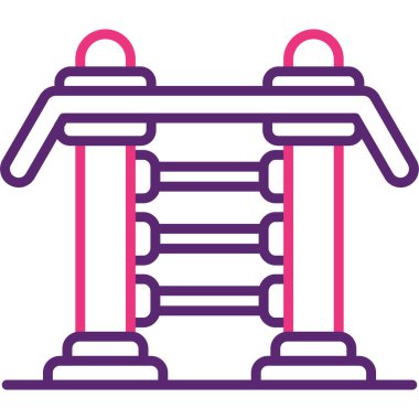 Modern yapı simgesinin vektör illüstrasyonu