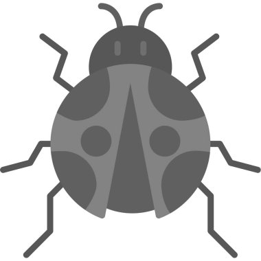 böcek böceği simgesi ana hat biçiminde