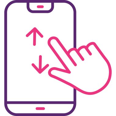 dokunmatik el simgesi