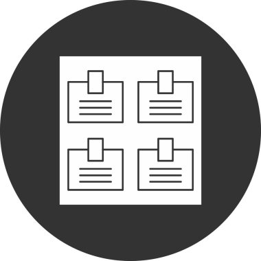 Vektör illüstrasyonu, silo simgesi tasarımı