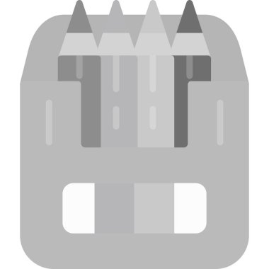 Modern b 'nin vektör illüstrasyonu eksik simgesi