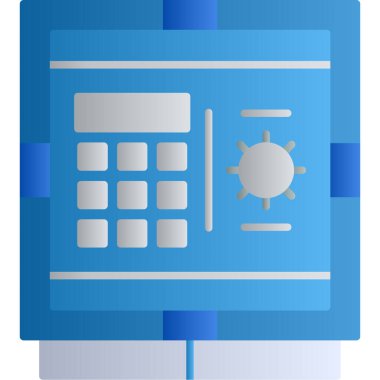 Menkul Kıymetler web simgesi, vektör illüstrasyonu