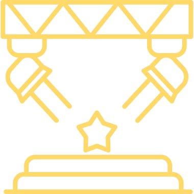 Ödül kupası simgesi taslak biçiminde