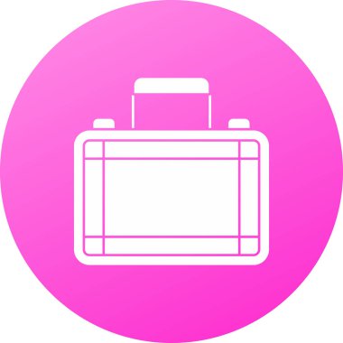 evrak çantası web simgesi basit tasarım