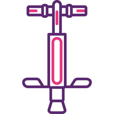 Tek bir simgenin vektör illüstrasyonu