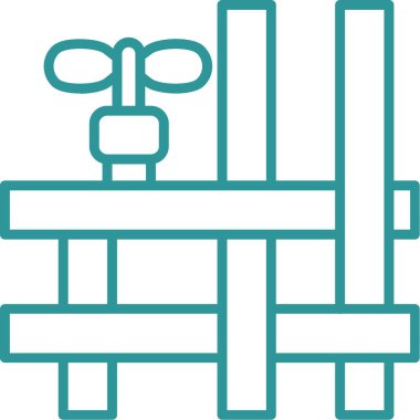 Çizgi film simgesinin vektör çizimi