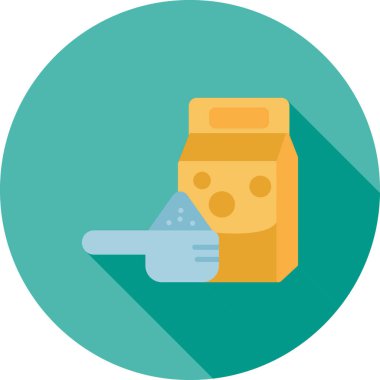 Tatlım. Web simgesi basit illüstrasyon