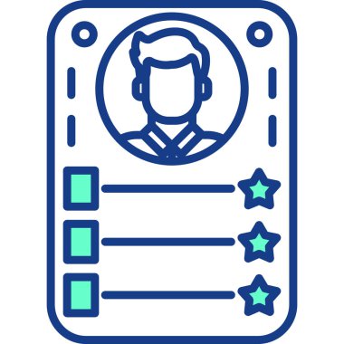 Modern bir simgenin vektör illüstrasyonu