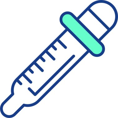 Termometre. Web simgesi basit illüstrasyon